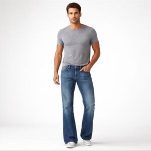 📌 Rock & Republic Rider Men’s 32x32 Bootcut Jeans Medium Wash Flap Pockets